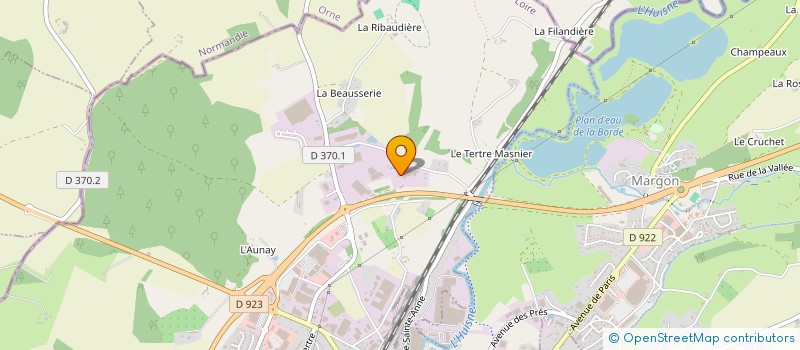 localisation de l'entreprise T-CREA  FRESNAY-SUR-SARTHE