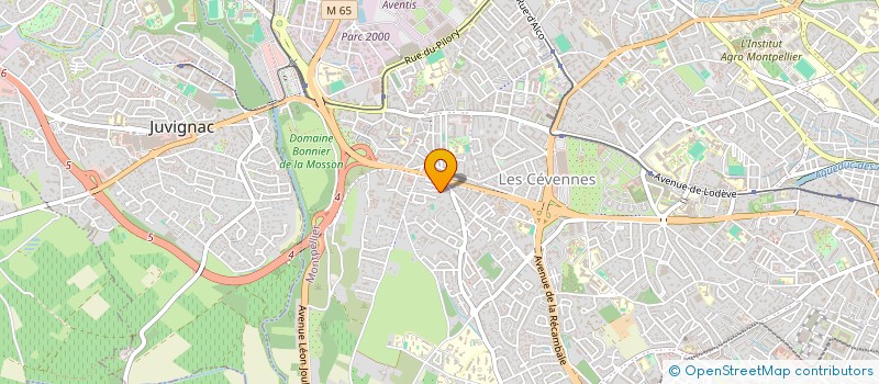 localisation de l'entreprise T'CUM à MONTPELLIER