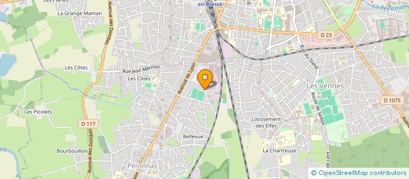 localisation de l'entreprise T.D BATIMENT à PERONNAS