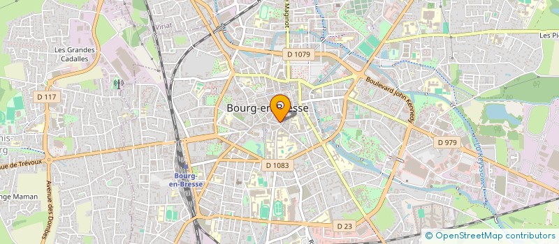 localisation de l'entreprise T.D.C à BOURG-EN-BRESSE