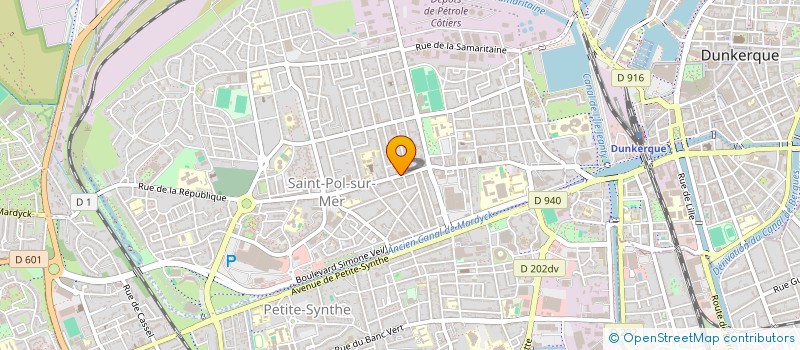 localisation de l'entreprise T.D.C.G. à DUNKERQUE