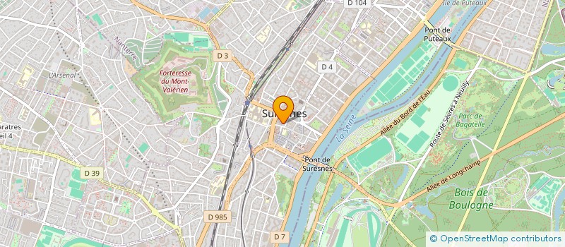 localisation de l'entreprise T D E à SURESNES