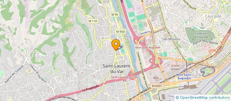 localisation de l'entreprise T.D.I  SAINT-LAURENT-DU-VAR