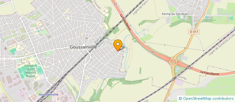 localisation de l'entreprise T.D.I. à GOUSSAINVILLE