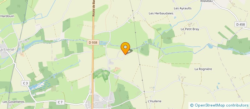 localisation de l'entreprise T.D.L. 49  BAUGE-EN-ANJOU