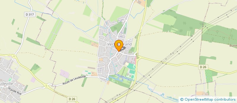 localisation de l'entreprise T.D.L.B.  VERT-LE-GRAND