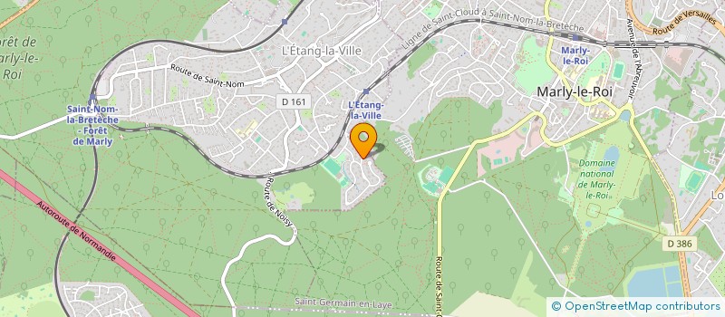 localisation de l'entreprise T D L CONSULTING  L'ETANG-LA-VILLE