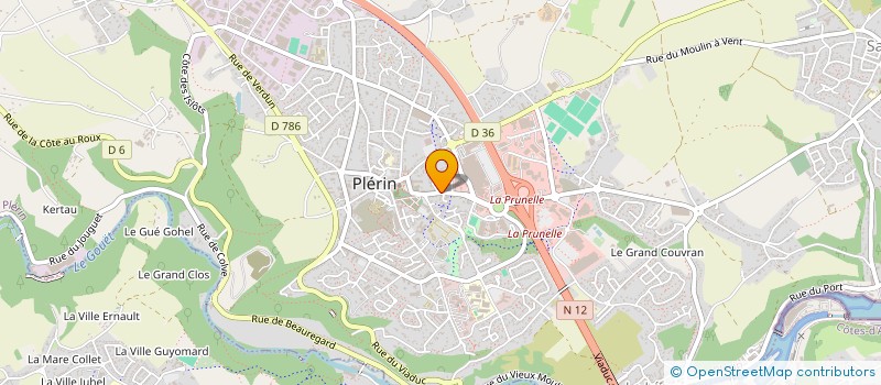 localisation de l'entreprise T.D.M. à PLERIN