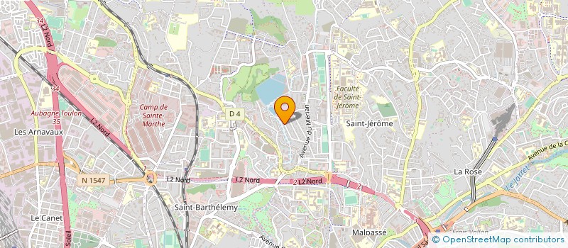 localisation de l'entreprise T D M à MARSEILLE