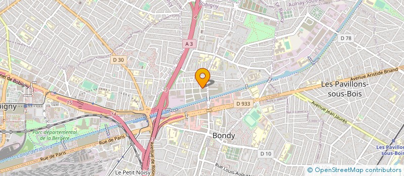 localisation de l'entreprise T D M LOGISTIQUE à BONDY