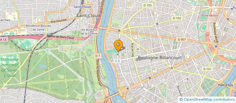 localisation de l'entreprise T & D MIDDLE SYSTEM à BOULOGNE-BILLANCOURT