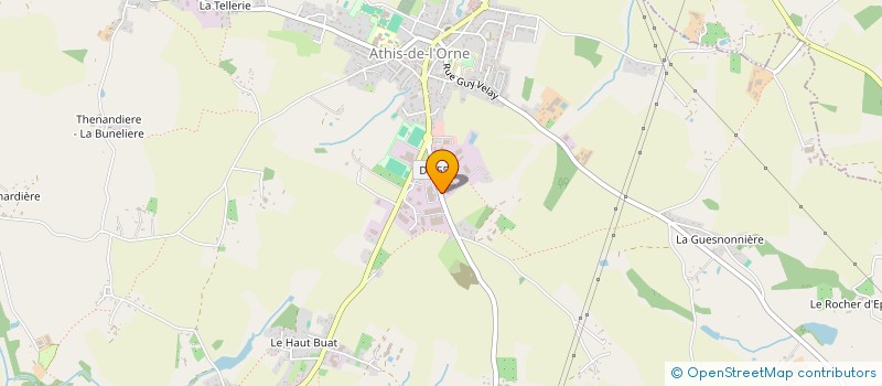 localisation de l'entreprise T.D.N. à ATHIS-VAL DE ROUVRE