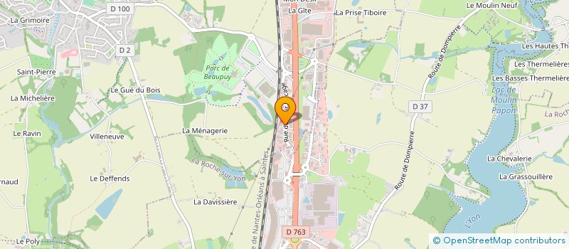 localisation de l'entreprise T.D.N.  MOUILLERON-LE-CAPTIF