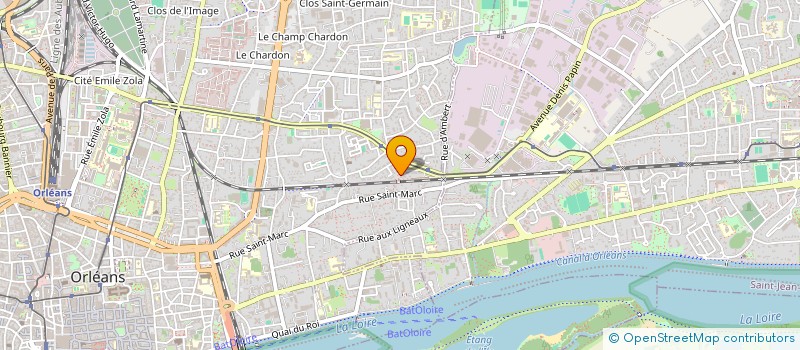 localisation de l'entreprise T.D.O 45 à ORLEANS