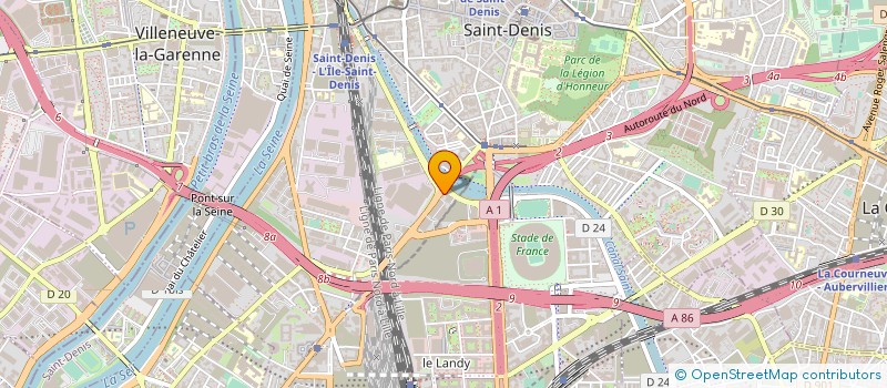 localisation de l'entreprise T D R à SAINT-DENIS