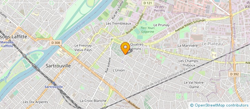 localisation de l'entreprise T.D.S. TRAITEUR  ARGENTEUIL