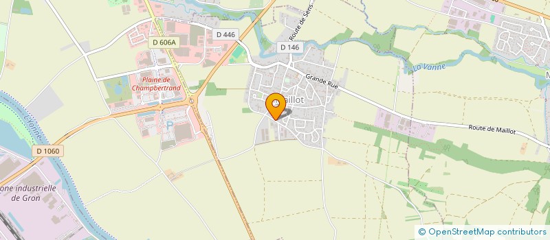 localisation de l'entreprise T.D.V.  MAILLOT