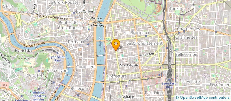 localisation de l'entreprise T.D.W à LYON