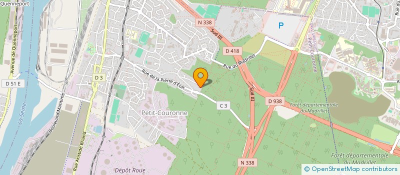 localisation de l'entreprise T DESIGN  PETIT-COURONNE