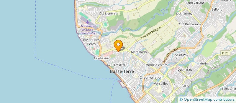 localisation de l'entreprise T DISTRIBUTION à BASSE-TERRE