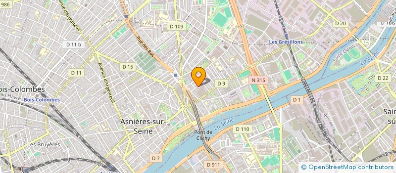 localisation de l'entreprise T DRIVER à GENNEVILLIERS