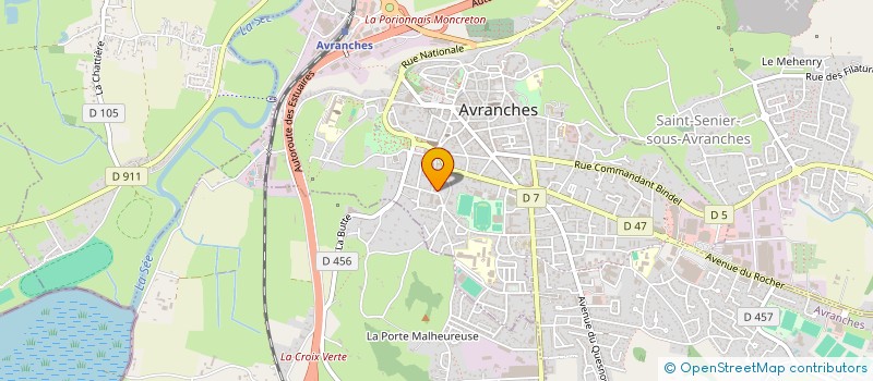 localisation de l'entreprise T.E.A  AVRANCHES