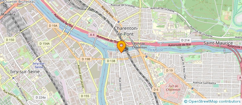 localisation de l'entreprise T.E.B à ALFORTVILLE