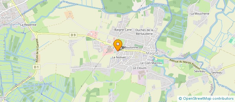 localisation de l'entreprise T.E.C 28  MAGNE