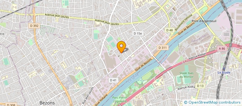 localisation de l'entreprise T.E.C. à ARGENTEUIL