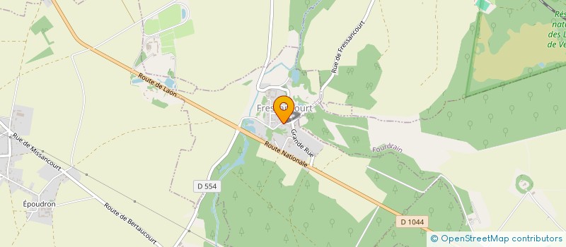 localisation de l'entreprise T.E.C.M.  FRESSANCOURT