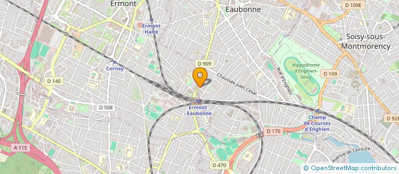 localisation de l'entreprise T.E.C SARL à EAUBONNE