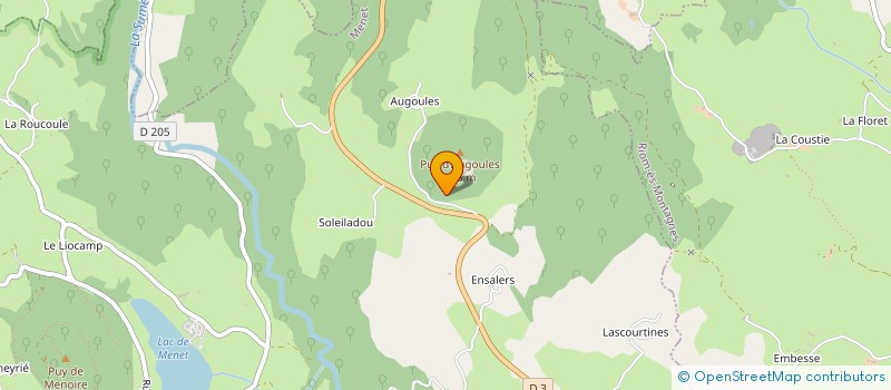 localisation de l'entreprise T.E. DELPEUCH à MENET