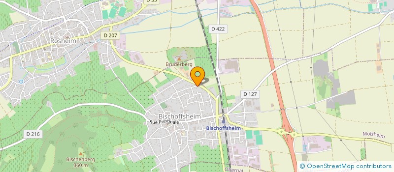 localisation de l'entreprise T.E.I.TECHNIQUES ENVIRONNEMENT INDUSTRIE à GRIESHEIM-PRES-MOLSHEIM