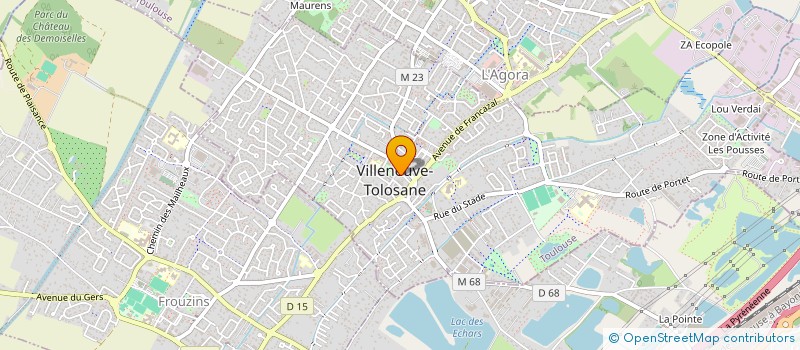 localisation de l'entreprise T.E.K.A. à VILLENEUVE-TOLOSANE