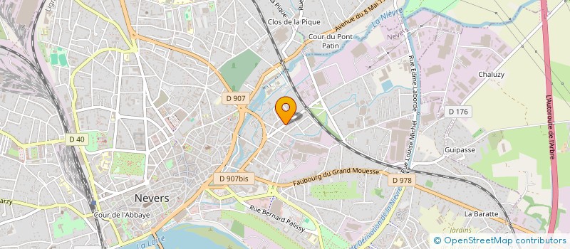 localisation de l'entreprise T.E.L.C GARNIER IMMOBILIER à NEVERS