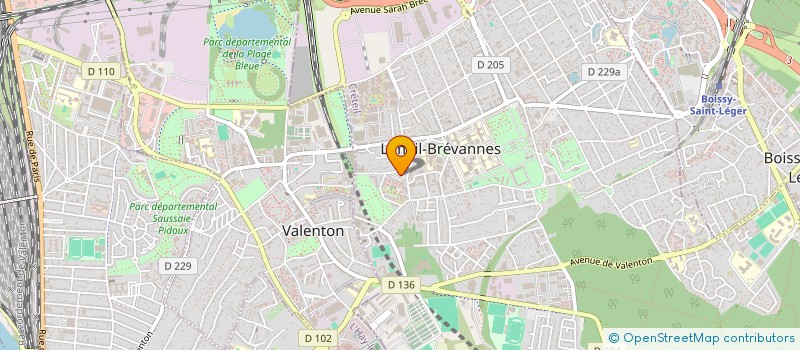 localisation de l'entreprise T.E.M. à LIMEIL-BREVANNES