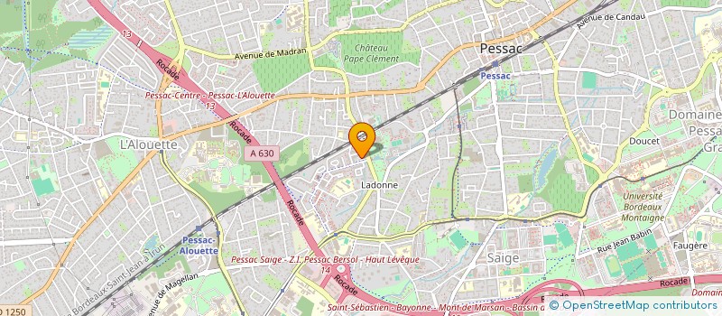 localisation de l'entreprise T.E.M.A.X à PESSAC