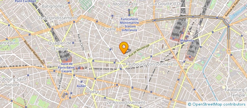 localisation de l'entreprise T.E.P. à PARIS