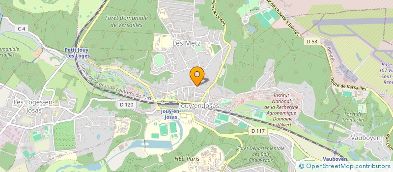 localisation de l'entreprise T.E.P  JOUY-EN-JOSAS