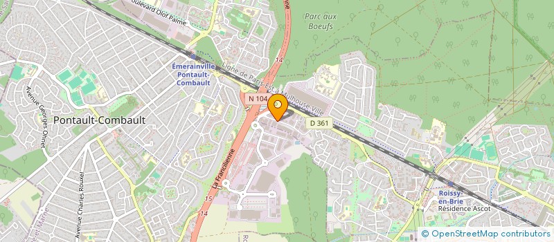 localisation de l'entreprise T.E.P (TRANSPORTS EXPRESS PARISIENS)  ROISSY-EN-BRIE