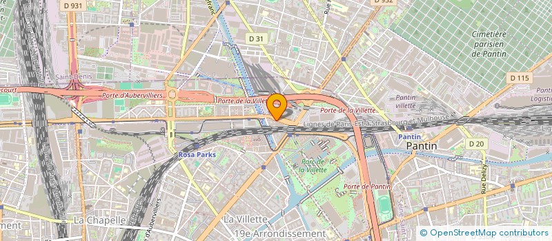 localisation de l'entreprise T E R  PARIS