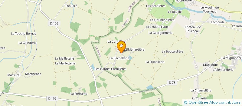 localisation de l'entreprise T.E.R.(TRAVAUX ENTRETIENS REPARATIONS) à MARTIZAY