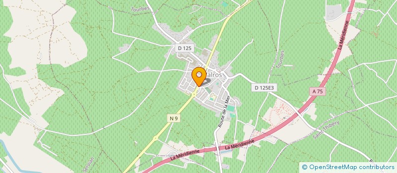 localisation de l'entreprise T E S  VALROS