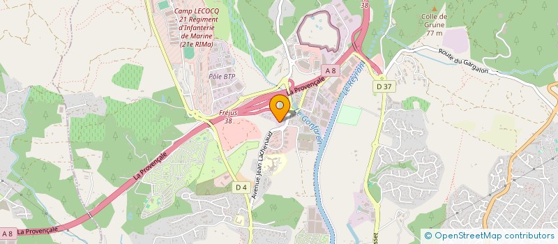 localisation de l'entreprise T.E.S LA BOUTIQUE à FREJUS