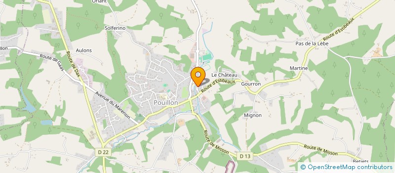 localisation de l'entreprise T.E SECURITE  POUILLON