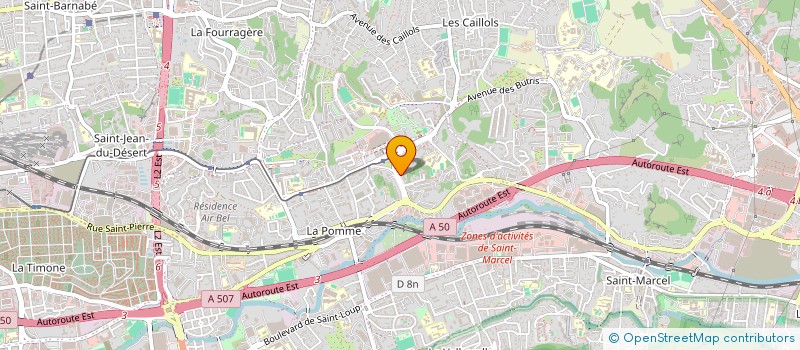 localisation de l'entreprise T.E.T SERVICES à MARSEILLE