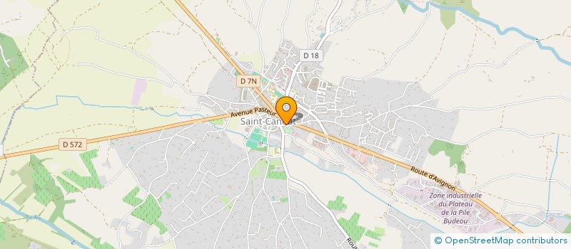 localisation de l'entreprise T E X  SAINT-CANNAT