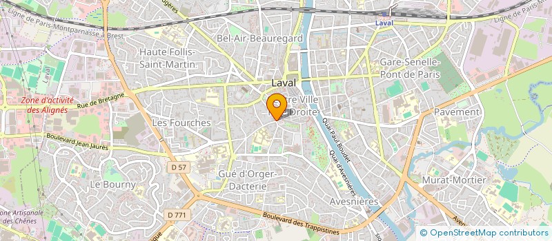 localisation de l'entreprise T'ES CAP' à LAVAL