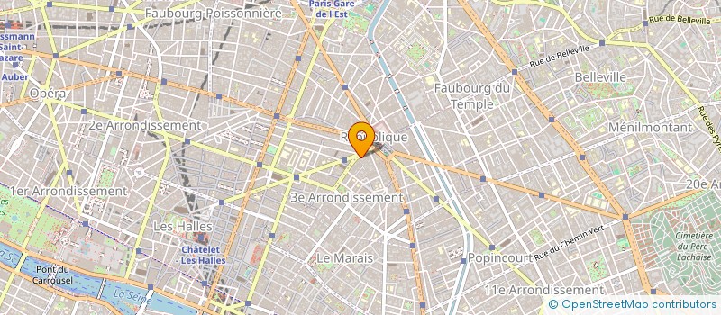 localisation de l'entreprise T'ES CHEZ QUI  PARIS