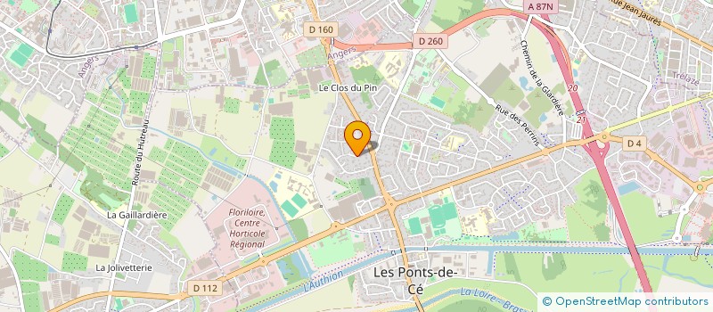 localisation de l'entreprise T'ES OP PRODUCTION à LES PONTS-DE-CE
